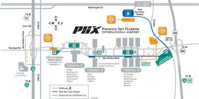 Аеропорт Фенікс карті