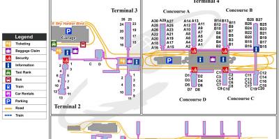 Карта аеропорту Фенікс Скай-Харбор